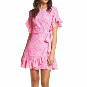 EUC Lilly Pulitzer Darlah Stretch Dress in Havana Pink